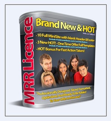 Product picture Web 2.0 Minisite Templates V7